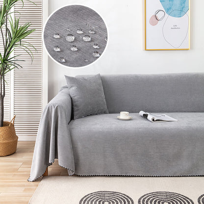 Couch Protector Cover Waterproof Non-Slip Pet-Friendly for Living Room Furniture Cotton Blend Throw Multiple Sizes Available