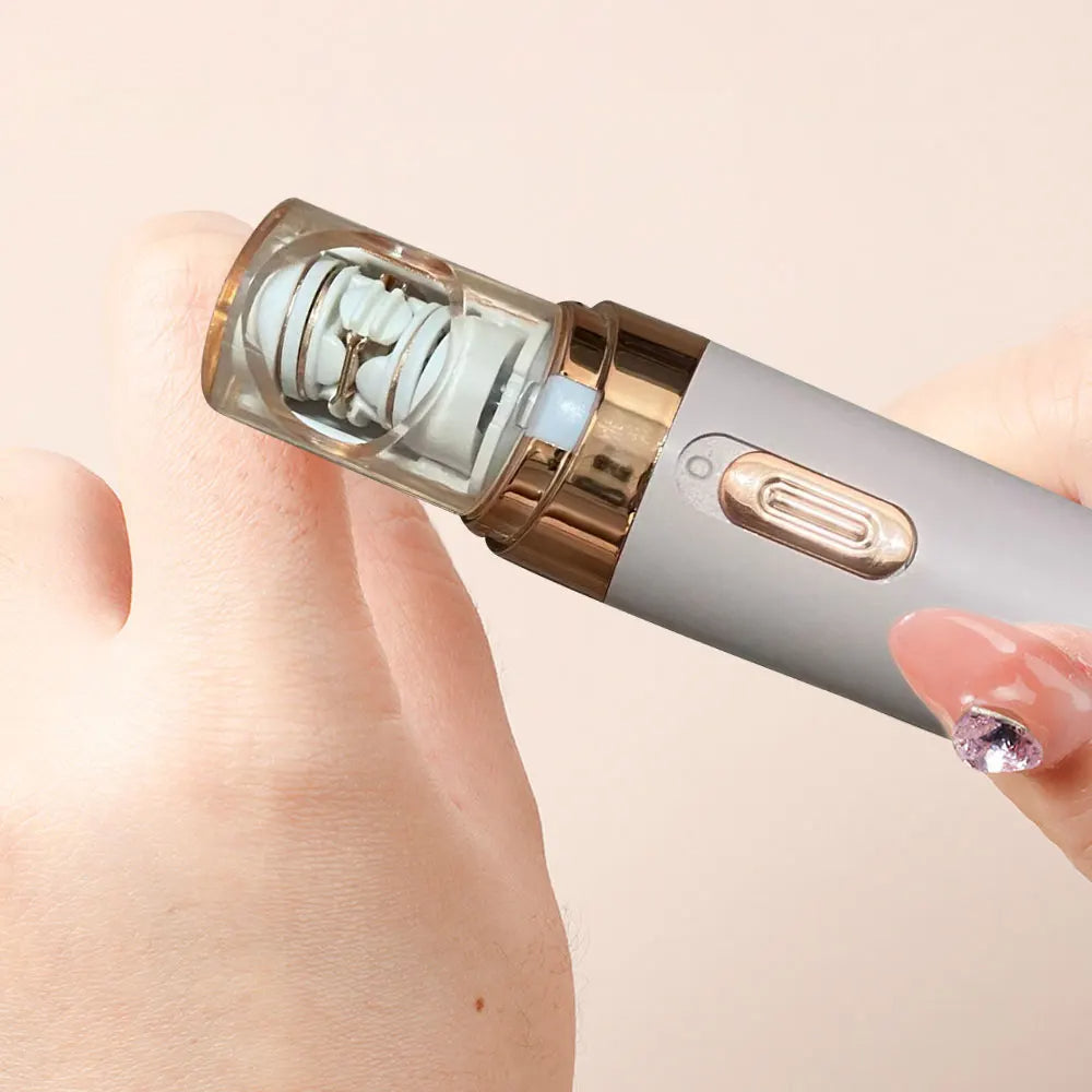 Wearclo | Épilateur et rasoir facial 2-en-1 avec chargement USB | Solution douce pour une peau lisse