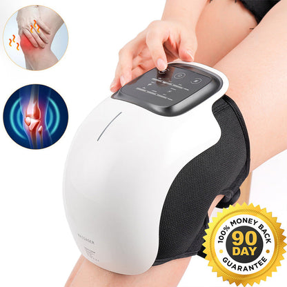 Wearclo | Masseur de genoux chauffant avec vibration et chaleur infrarouge pour le soulagement des articulations