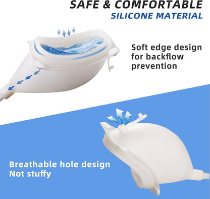 Wearable Urinary Drainage System with Leg Straps & 34 oz Collection Bag for Men & Women | Adjustable Belt | Daily Incontinence Management
