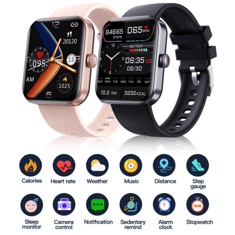 Suivi de bien-être | Montre de suivi de santé avancée aux fonctionnalités multifonctions | Design élégant pour une conscience santé au quotidien