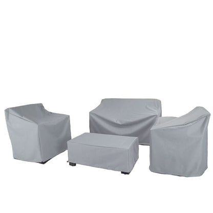 Housse de protection imperméable pour mobilier de jardin, terrasse et patio – Protection toutes saisons en polyester ultra-résistant pour canapés, tables et chaises