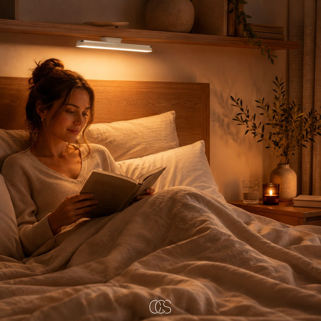 Barre lumineuse LED magnétique rechargeable – Éclairage sans fil sous meuble pour cuisine, placard, couloir et chambre – Intensité réglable par commande tactile