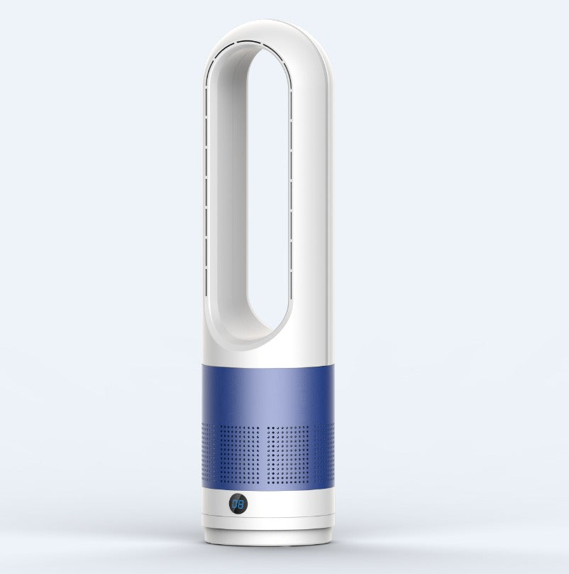 Bladeless Tower Fan with Air Purifier & Humidifier - 8 Speed Settings, 90° Oscillation, Whisper-Quiet Cooling for Bedroom, Living Room