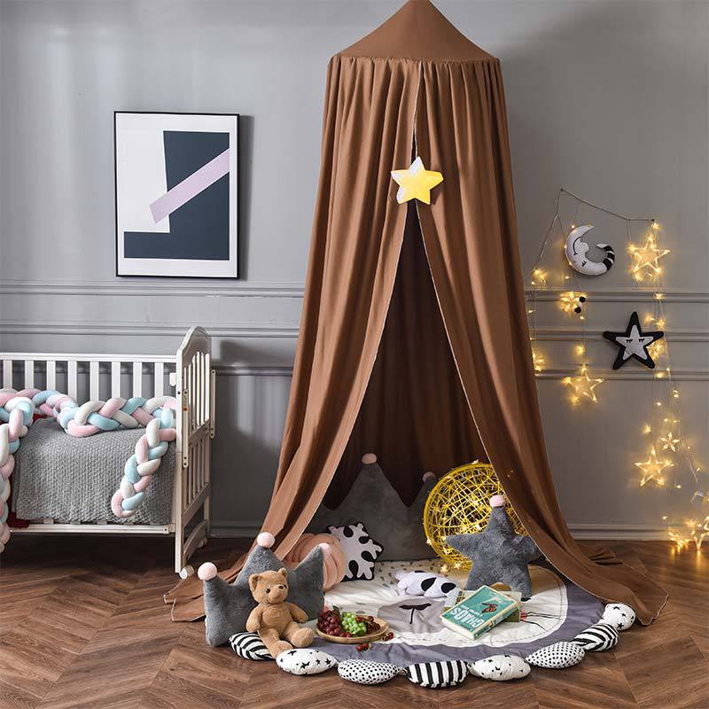 Baldaquin féerique | Décoration de chambre d'enfant en tissu doux et installation facile | Un refuge douillet pour les jeux imaginatifs