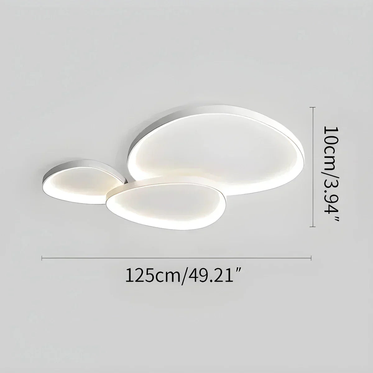 Plafonnier LED encastré avec variateur à distance et contrôle de la température de couleur pour chambre, couloir, salon – Écoénergétique