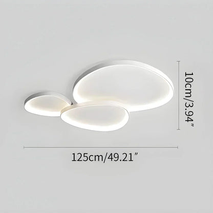 Plafonnier LED encastré avec variateur à distance et contrôle de la température de couleur pour chambre, couloir, salon – Écoénergétique