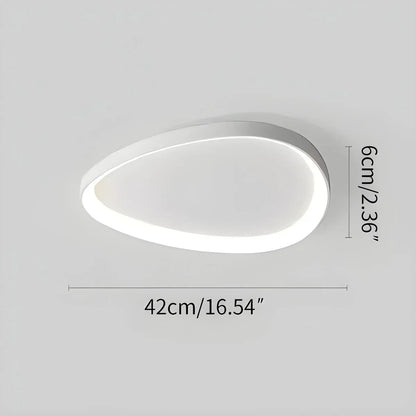 Plafonnier LED encastré avec variateur à distance et contrôle de la température de couleur pour chambre, couloir, salon – Écoénergétique
