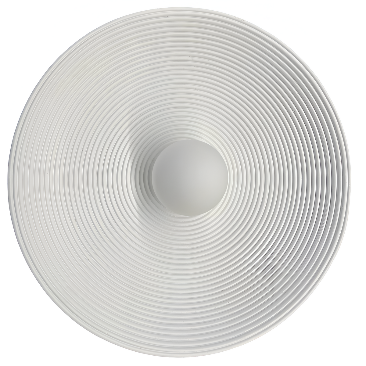 Round Glass Resin Wall Sconce White LED Fixture Bedroom Hallway Living Room Soft Glow Minimalist Mount Ambient Light for Home