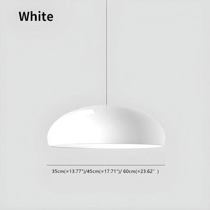 Plafonnier LED à modes d'éclairage commutables pour îlots de cuisine, salles à manger et espaces de vie ouverts – Lampe de plafond ronde en métal brillant en