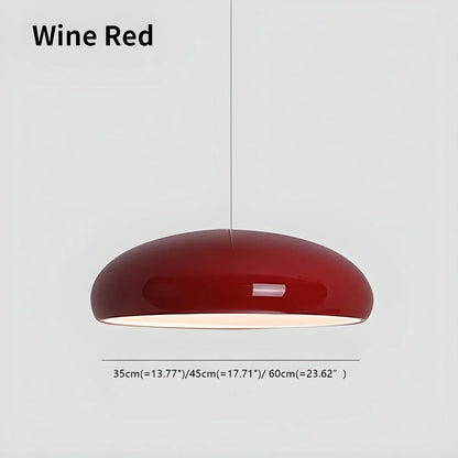 Plafonnier LED à modes d'éclairage commutables pour îlots de cuisine, salles à manger et espaces de vie ouverts – Lampe de plafond ronde en métal brillant en