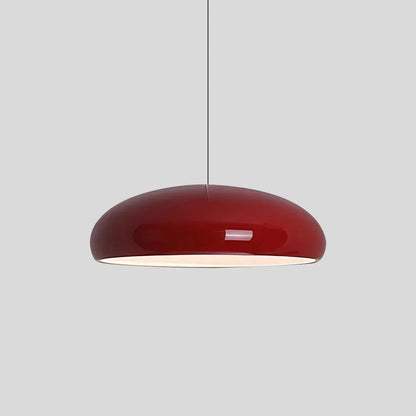 Plafonnier LED à modes d'éclairage commutables pour îlots de cuisine, salles à manger et espaces de vie ouverts – Lampe de plafond ronde en métal brillant en
