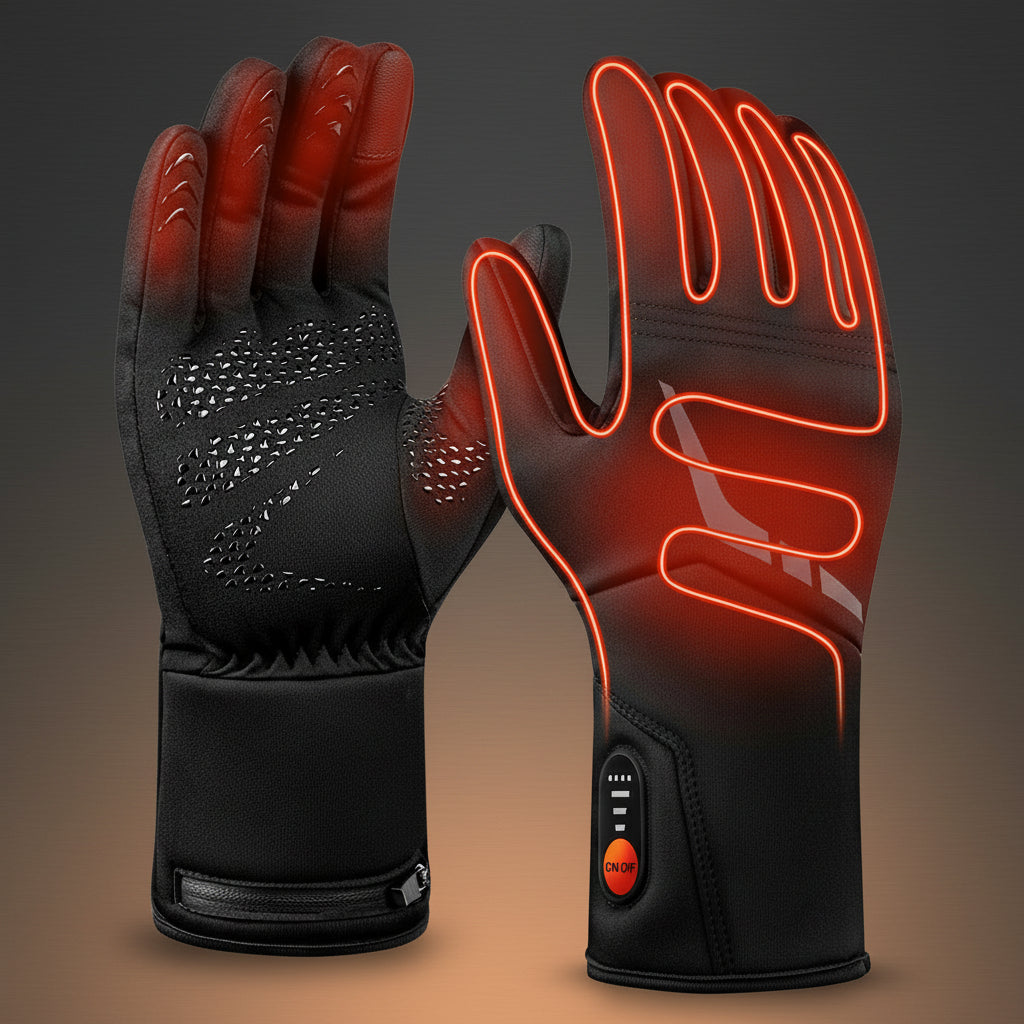 Indispensables pour l'hiver | Gants chauffants pour hommes et femmes au design imperméable | Compatibles avec les écrans tactiles pour une chaleur optimale