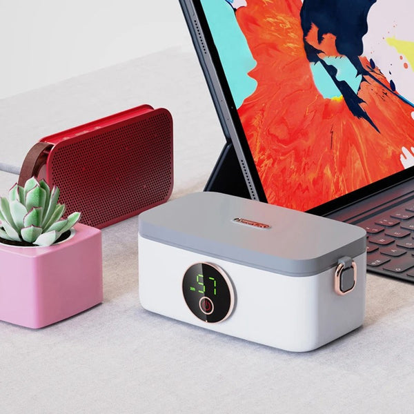 HEATMATE – Lunch box électrique sans fil avec batterie de 16000 mAh et chauffage réglable pour des repas chauds partout