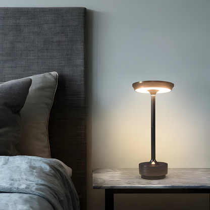 Wireless Dimmable Touch Control Table Lamp – Elegant LED Cordless Bedside Lamp for Modern Spaces