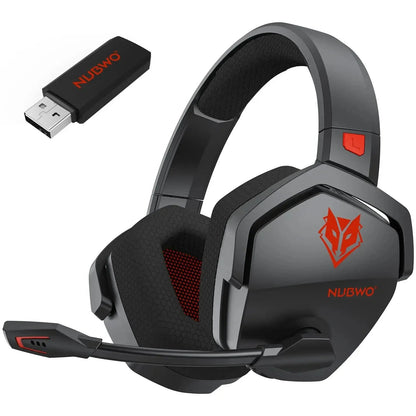 Wireless Gaming Headset with Noise Canceling & 100-Hour Battery – Dual Mode Connectivity for PS5, PS4, PC, Switch & Mobile