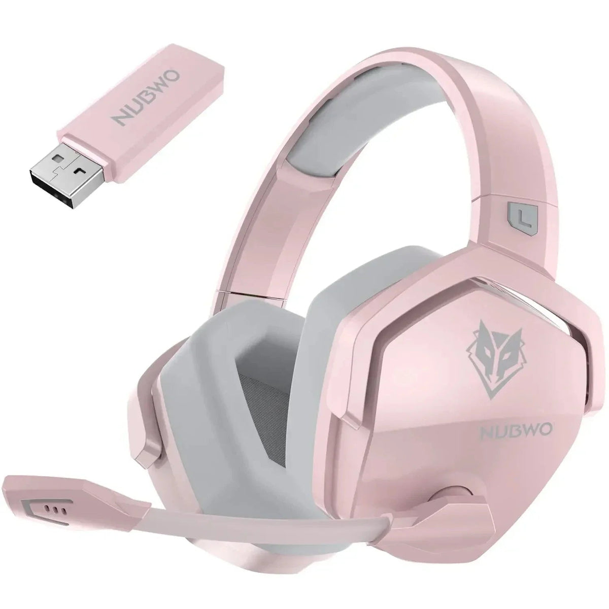 Wireless Gaming Headset with Noise Canceling & 100-Hour Battery – Dual Mode Connectivity for PS5, PS4, PC, Switch & Mobile