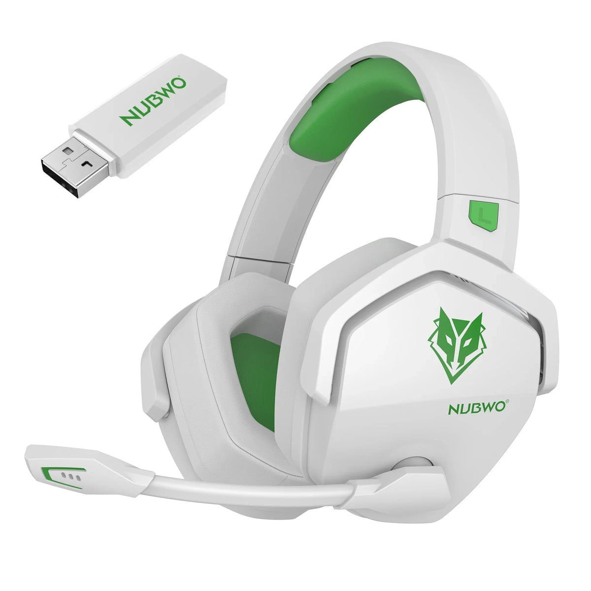 Wireless Gaming Headset with Noise Canceling & 100-Hour Battery – Dual Mode Connectivity for PS5, PS4, PC, Switch & Mobile