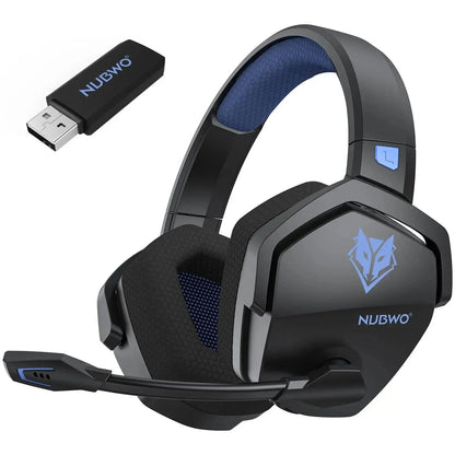 Wireless Gaming Headset with Noise Canceling & 100-Hour Battery – Dual Mode Connectivity for PS5, PS4, PC, Switch & Mobile