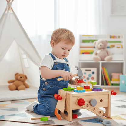 CRAFTARO – Wooden Kids Toolbox for Creative Learning and Hands-On Play