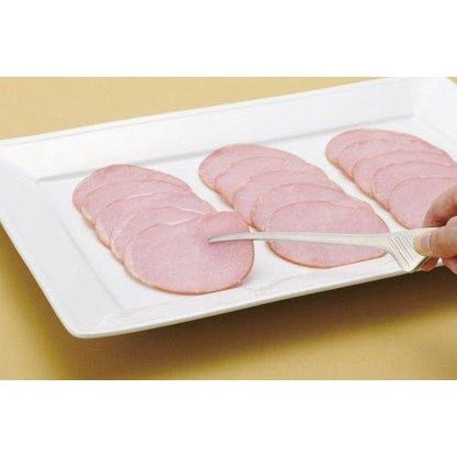 Stainless Steel BBQ Tongs 9.4 Inch Raised Tip Design for Korean Grill Tabletop Cooking Raw Meat Handling Kitchen Utensil