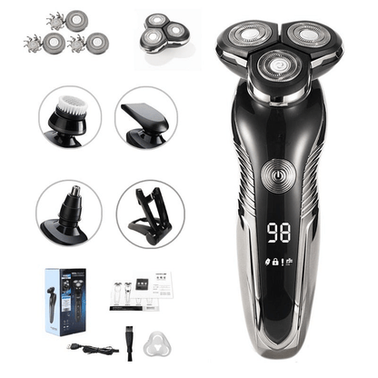 SMOOTHGLIDE – Electric Shaver Waterproof Rechargeable Wet Dry Grooming Razor