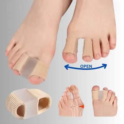 Soft Silicone Toe Spacers for Bunion Relief & Overlap Correction – Comfortable Alignment Pads for Walking, Running & Recovery