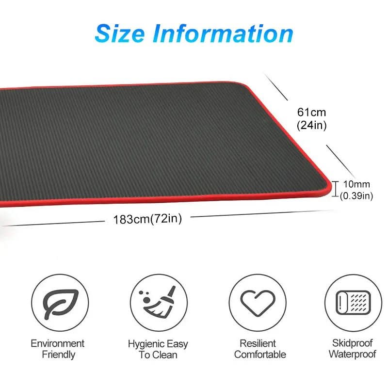 ZenFlex | Extra Thick Yoga Mat with Anti-Slip Surface | Eco-Friendly Design for Comfort and Stability