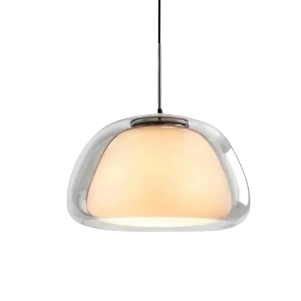 Glass Globe Ceiling Light 10-Inch Adjustable Height for Island Counter Dining Kitchen Spaces Ambient Lighting Multi-Fixture Compatible