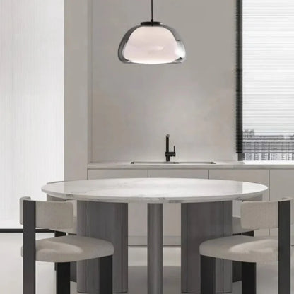 Glass Globe Ceiling Light 10-Inch Adjustable Height for Island Counter Dining Kitchen Spaces Ambient Lighting Multi-Fixture Compatible