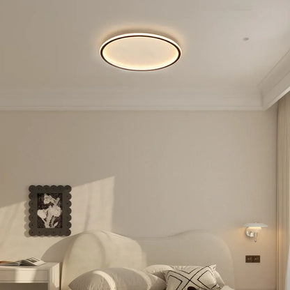 Round LED Flush Mount Ceiling Light 12in 16in 20in Metal Fixture Dimmable Color Temperature Living Room Bedroom Office Hallway