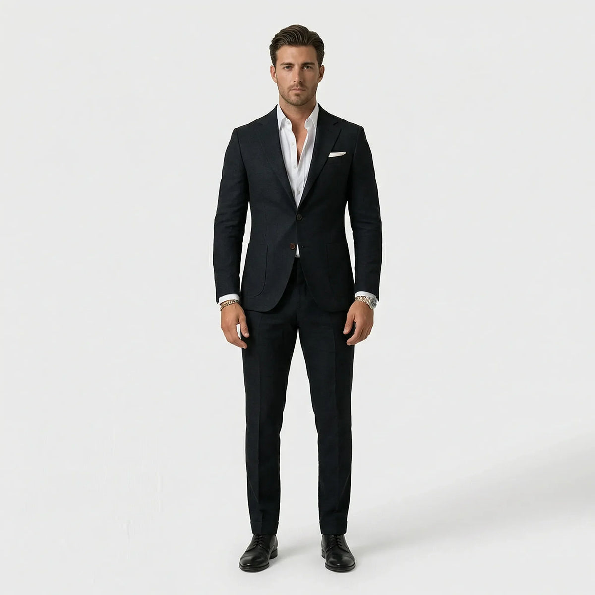 Two-Piece Suit for Men | Slim Fit Jacket & Pants Set for Business & Formal Events | Modern Tailored Design | Professional Office Attire
