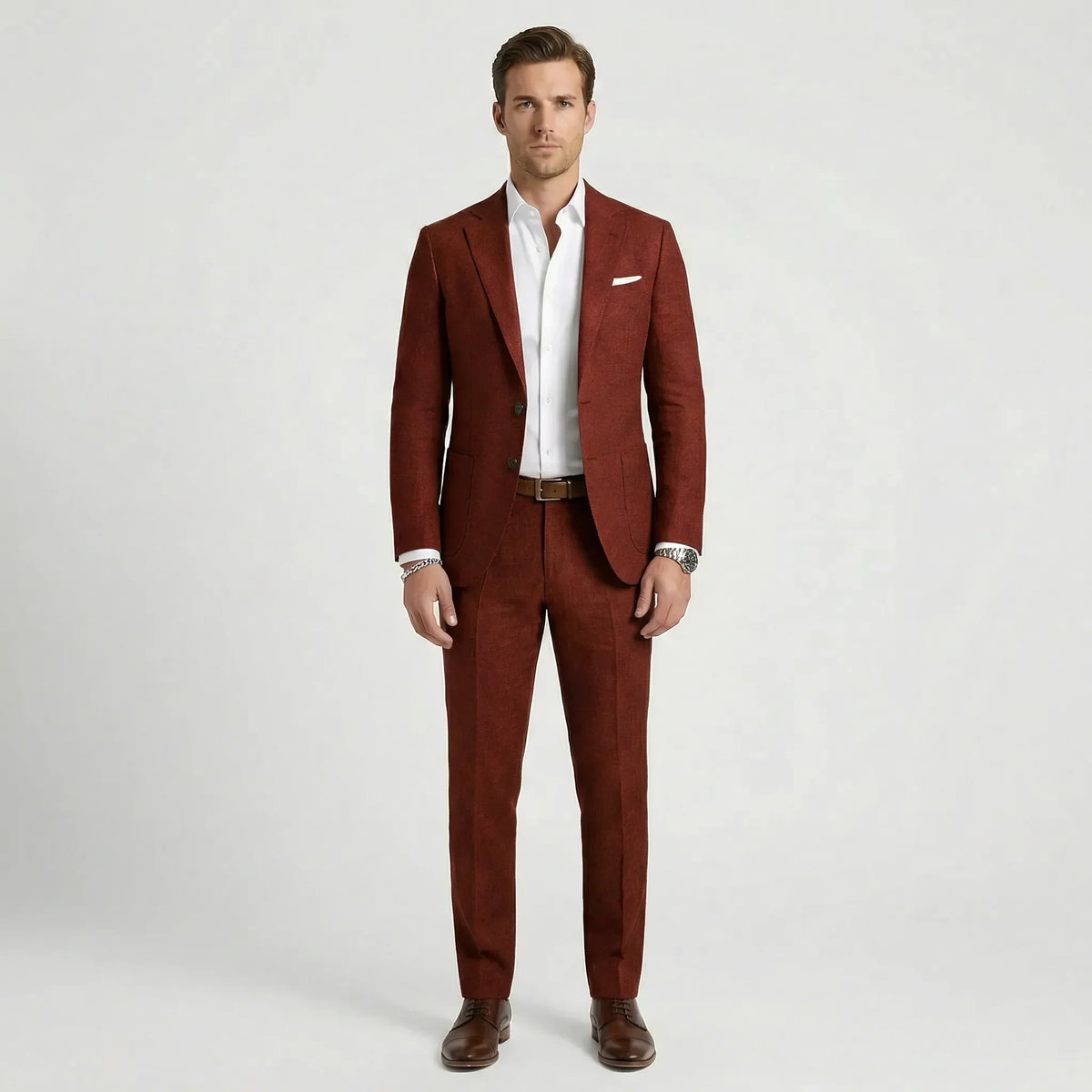 Two-Piece Suit for Men | Slim Fit Jacket & Pants Set for Business & Formal Events | Modern Tailored Design | Professional Office Attire
