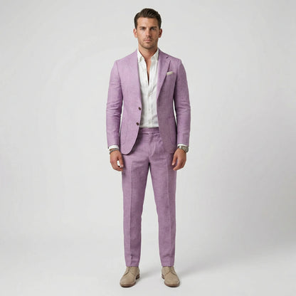 Two-Piece Suit for Men | Slim Fit Jacket & Pants Set for Business & Formal Events | Modern Tailored Design | Professional Office Attire