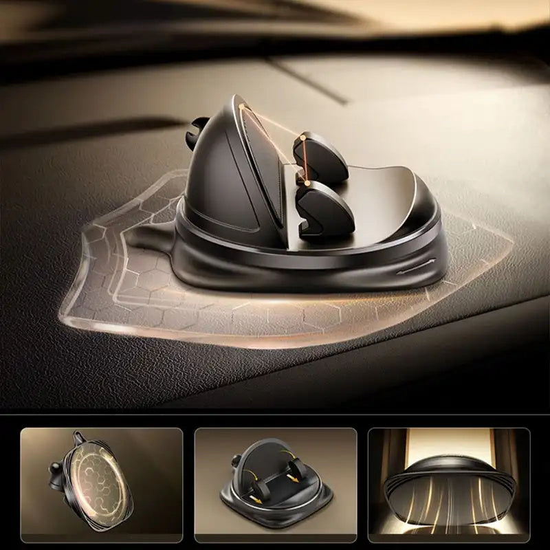 Support de téléphone pour tableau de bord, support de téléphone en silicone pour voiture, support antidérapant avec rotation à 360°, accessoires de voiture