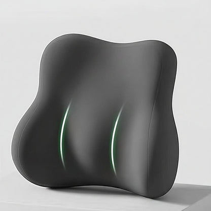 Memory Foam Lower Back Support Cushion for Office Chair, Car Seat & Daily Seating – Ergonomic Posture Corrector Pad for Pain Relief