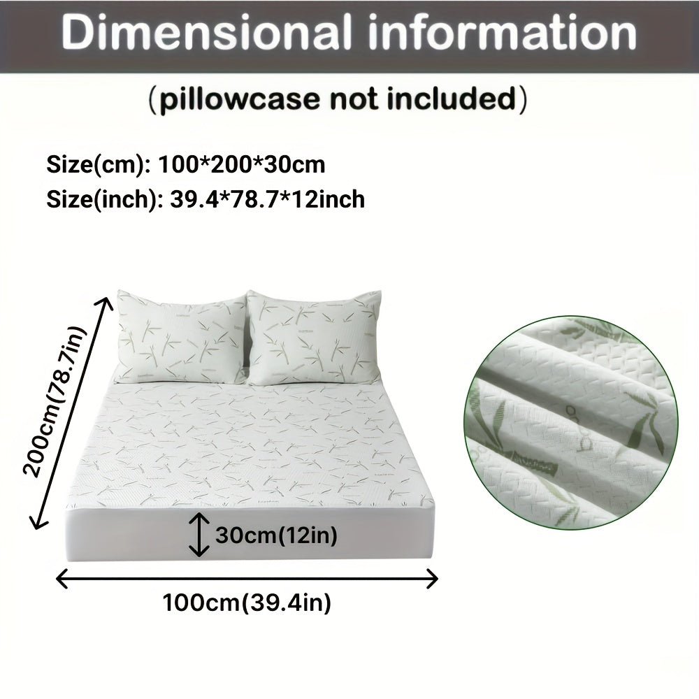 Cooling Bamboo Mattress Topper with 3D Airflow Layer for Better Sleep & Pressure Relief