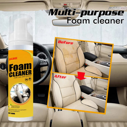 All-Purpose Spray Foam Cleaner for Kitchen, Bathroom & Car Interiors – Protective UV-Resistant Formula for Countertops, Upholstery & Hard