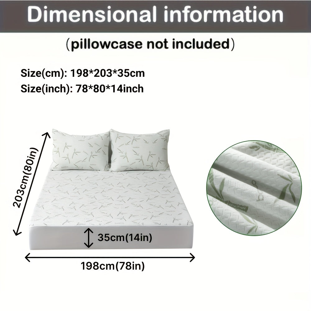 Cooling Bamboo Mattress Topper with 3D Airflow Layer for Better Sleep & Pressure Relief
