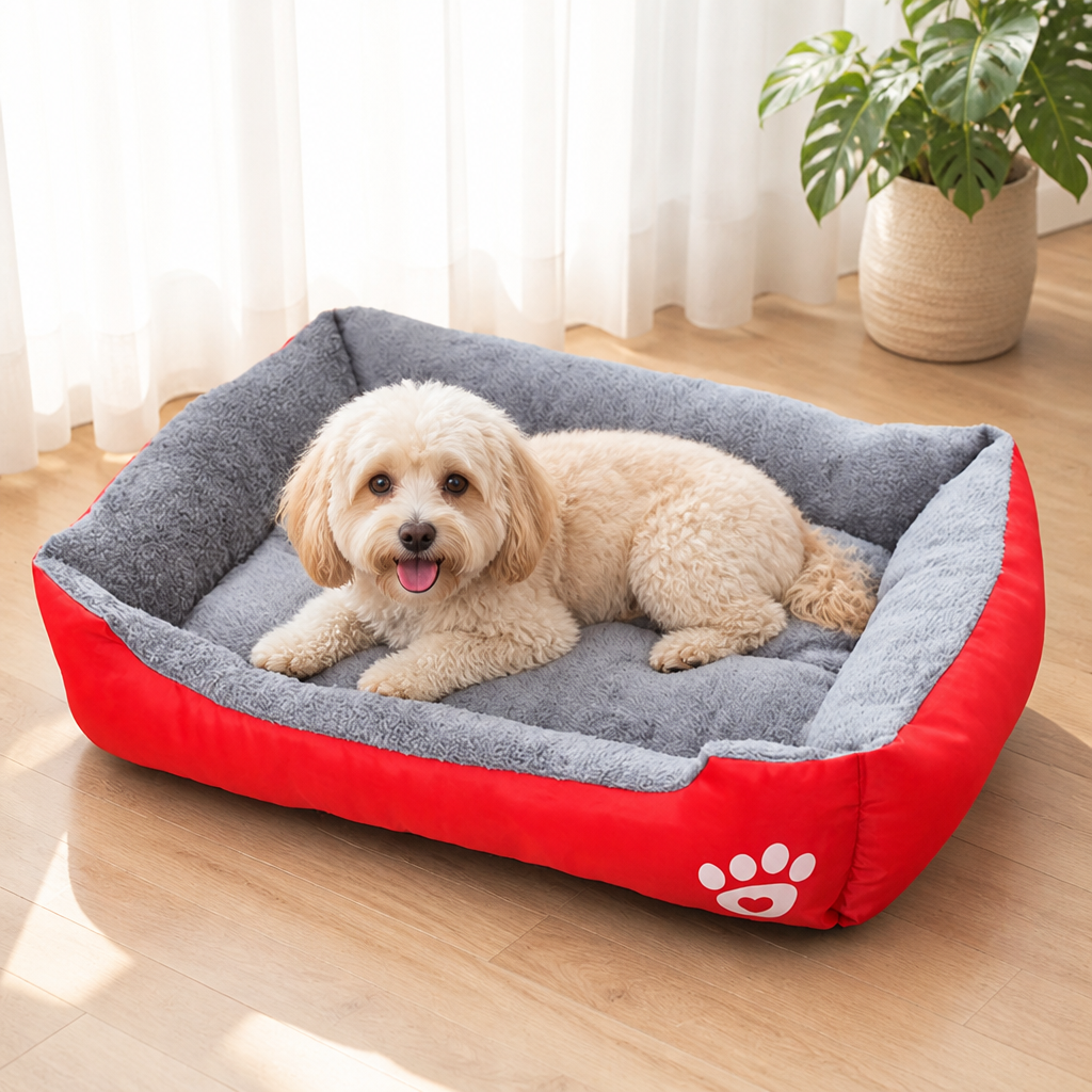 Ortekor Cozy Plush & Washable Dog Bed