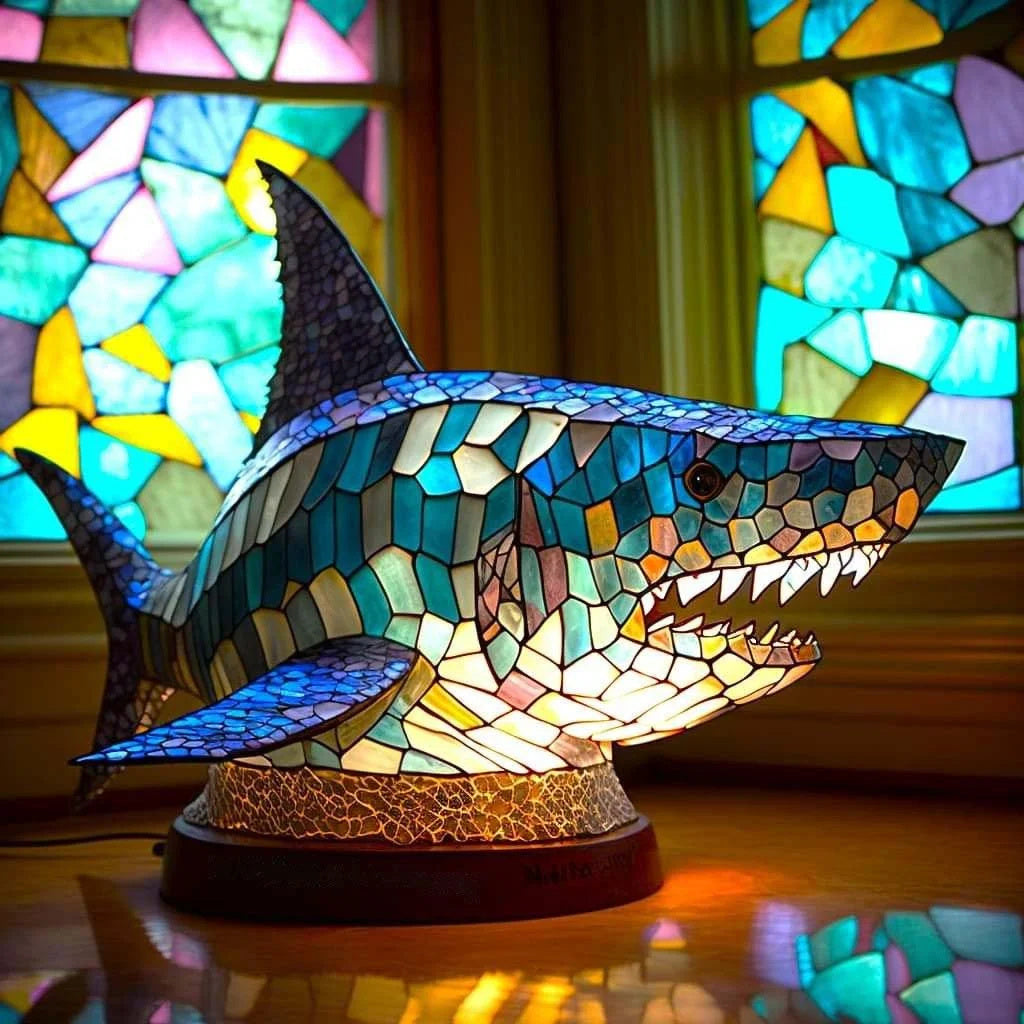 Modern Animal Art Sculpture Table Lamp with Soft LED Glow for Living Room & Bedroom Decor