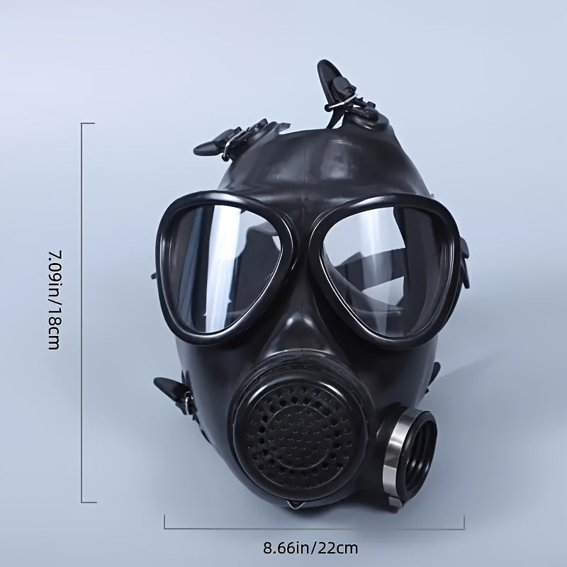 Full Face Respirator with 40mm Activated Carbon Filter for Chemical Fume Protection | Industrial Gas Mask for Paint Spray Cleaning