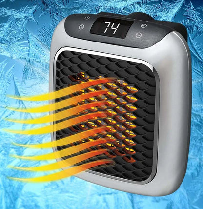 Portable Space Heater 800W with Timer & Auto Shutoff for Bedroom Office Dorm Room Fast Heating Compact Quiet Personal Heater