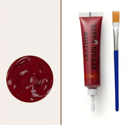 Kit de réparation pour cuir et vinyle pour canapés, intérieurs de voiture et tissus d'ameublement – 12 options de couleurs pour les retouches de meubles