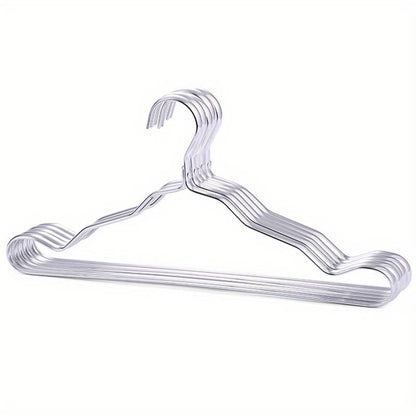 Premium Metal Wardrobe Hangers Non-Slip 6-Pack for Suits Dresses Coats Closet Organization Space-Saving Gold Rose Silver