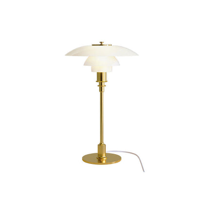 Glass Desk Lamp with Adjustable Light Temperature 19 inches Tall for Home Office Bedside Reading Study Room Work Surface Illumination Nights