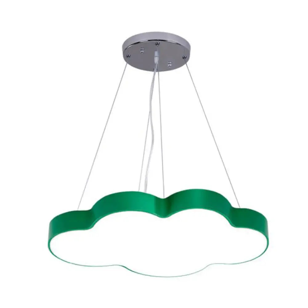 Cloud-Shaped LED Pendant Light for Kids Room, Nursery Overhead Fixture, Dimmable Acrylic Ceiling Lamp for Bedroom, Playroom Children's