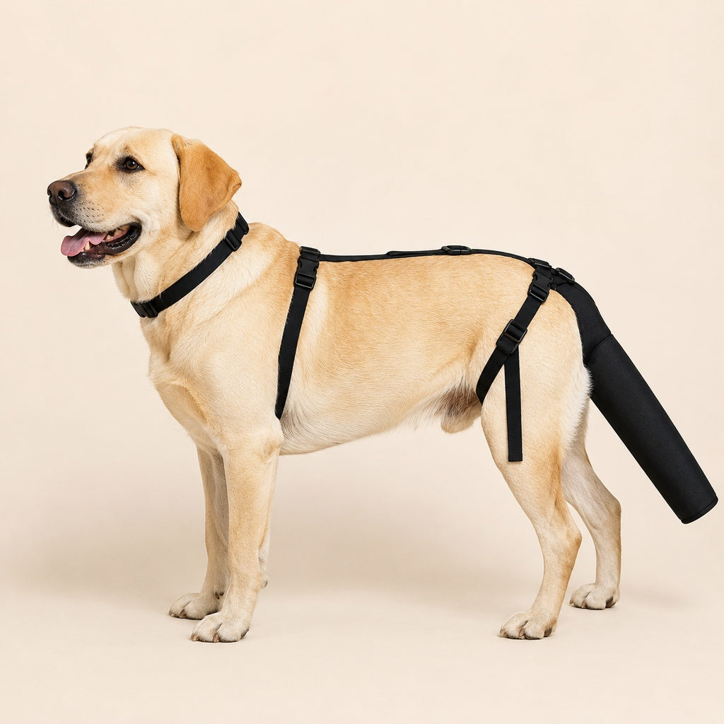 Ortekor Adjustable Dog Tail Protector for Recovery & Daily Walks - Padded Guard for Sensitive Tails