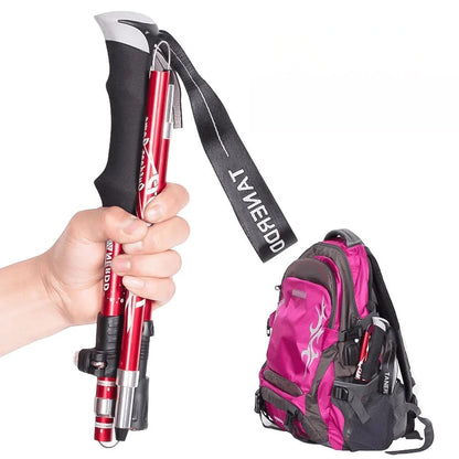 TrailBlazer | Adjustable Hiking Poles with Lightweight Aluminum Design | Foldable for Enhanced Stability and Comfort