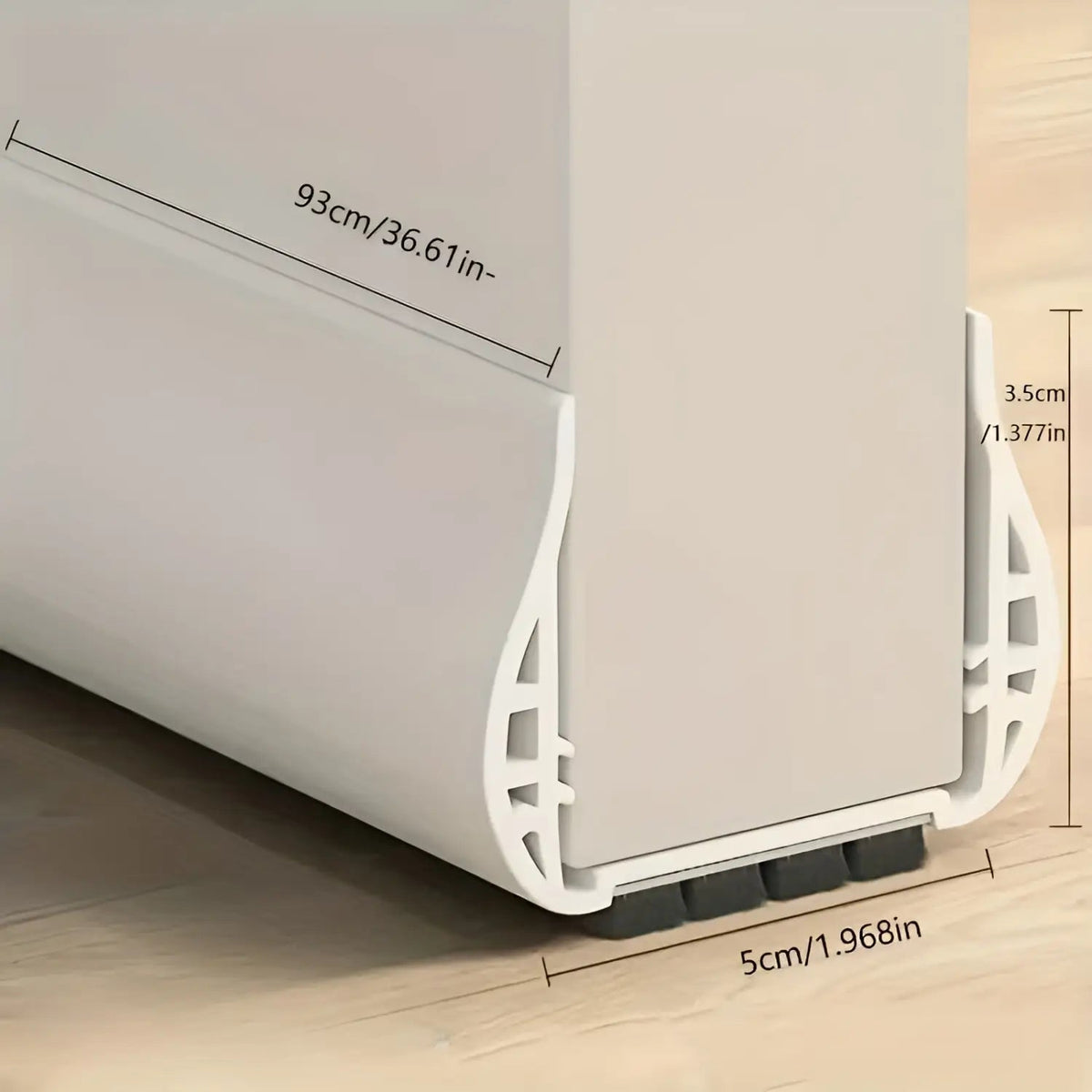 Bande d'étanchéité de porte Plyra - Bourrelet en polyester réglable pour une protection contre les courants d'air